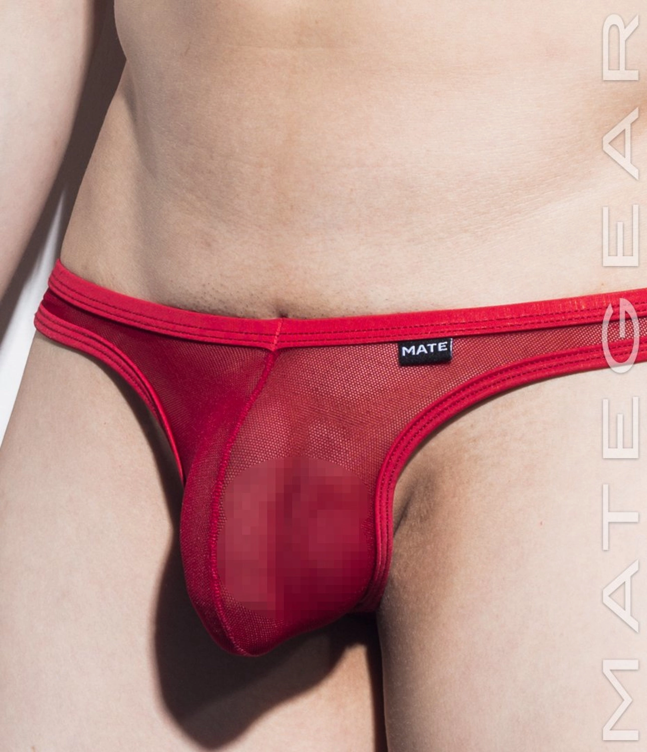 2pc/Pack Sexy Men's Underwear Signature Ultra Thongs - Kyo Ha (Mesh Series / V Front / Tapered Sides)