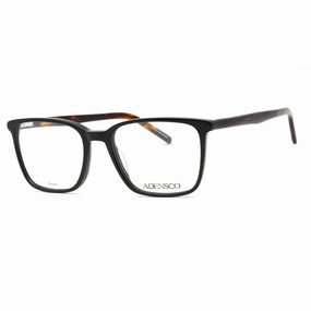 Adensco Men's Eyeglasses - Black Rectangular Frame Clear Demo Lens | AD 137 0807 00