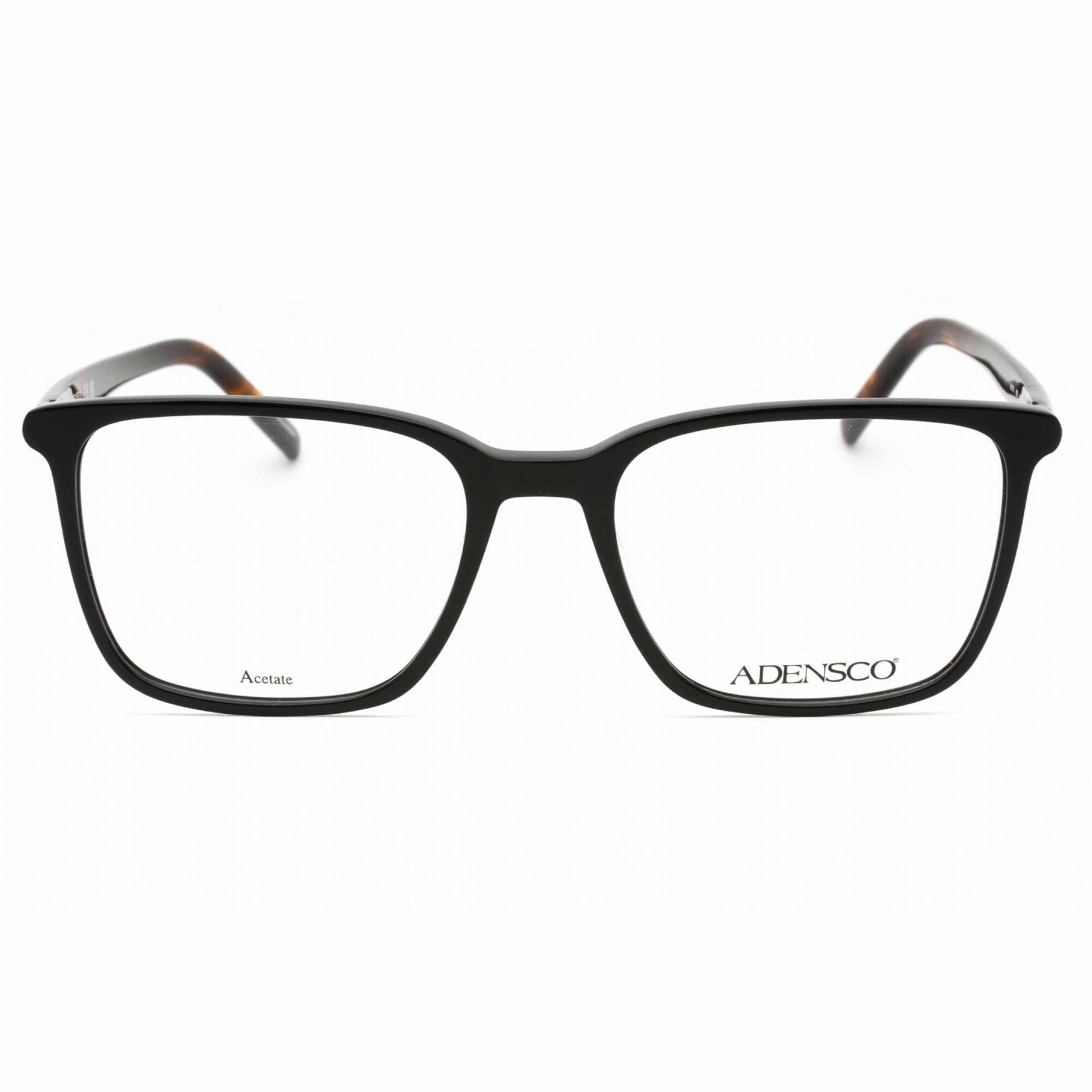 Adensco Men's Eyeglasses - Black Rectangular Frame Clear Demo Lens | AD 137 0807 00