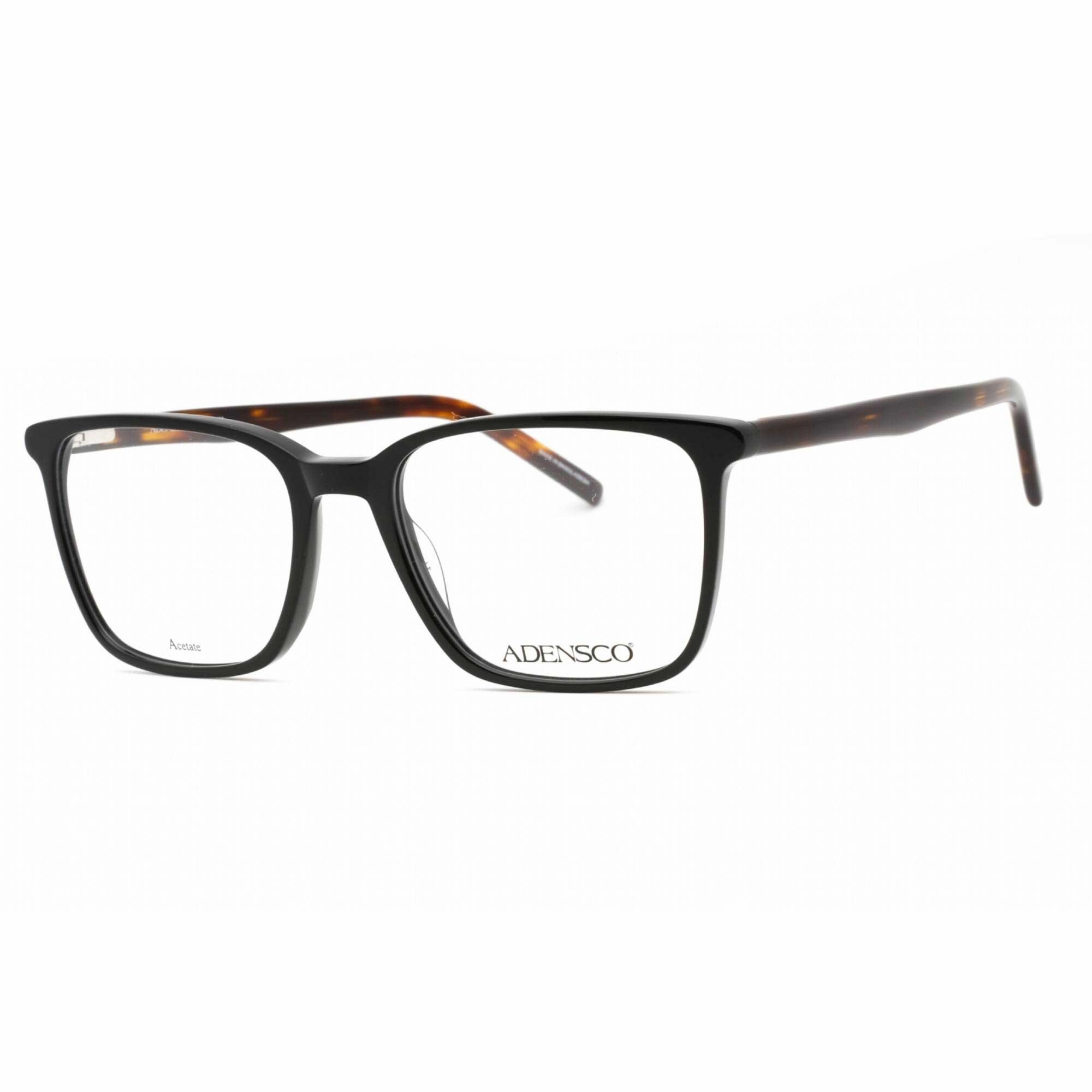Adensco Men's Eyeglasses - Black Rectangular Frame Clear Demo Lens | AD 137 0807 00