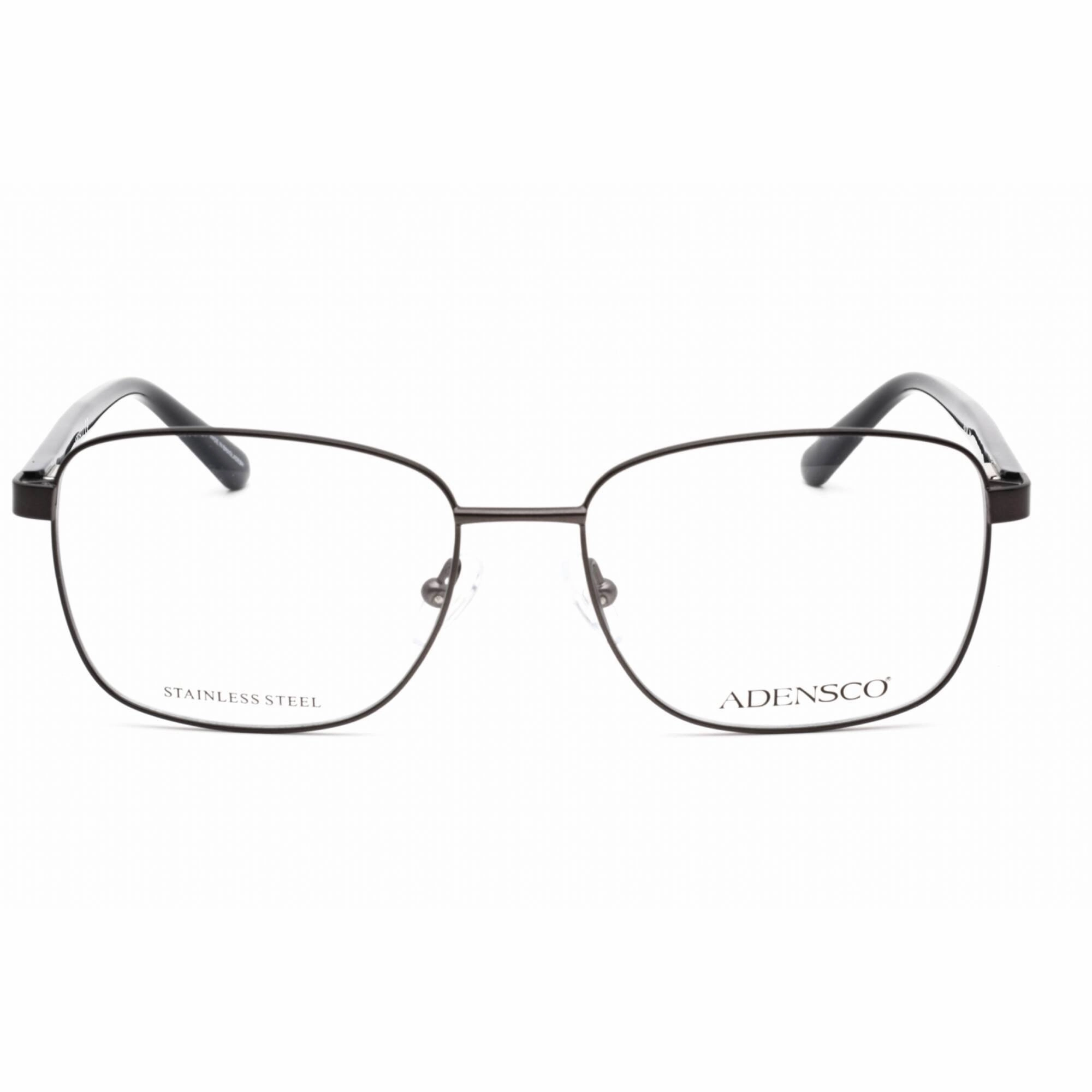 Adensco Men's Eyeglasses - Matte Ruthenium Stainless Steel Frame | AD 138 0R81 00