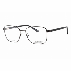Adensco Men's Eyeglasses - Matte Ruthenium Stainless Steel Frame | AD 138 0R81 00