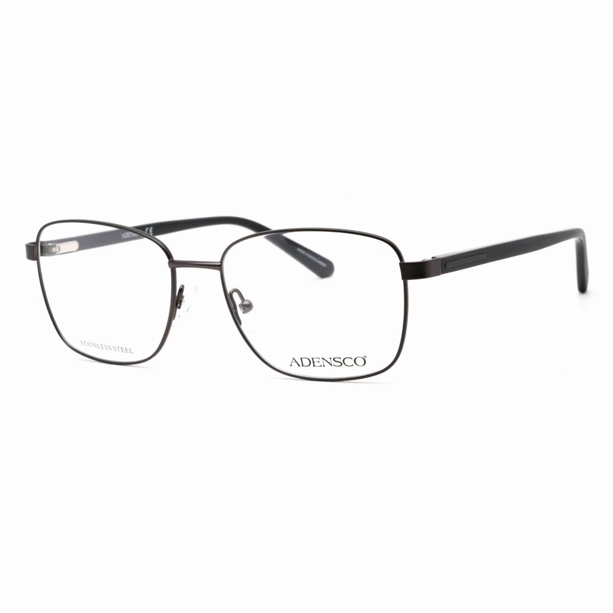 Adensco Men's Eyeglasses - Matte Ruthenium Stainless Steel Frame | AD 138 0R81 00