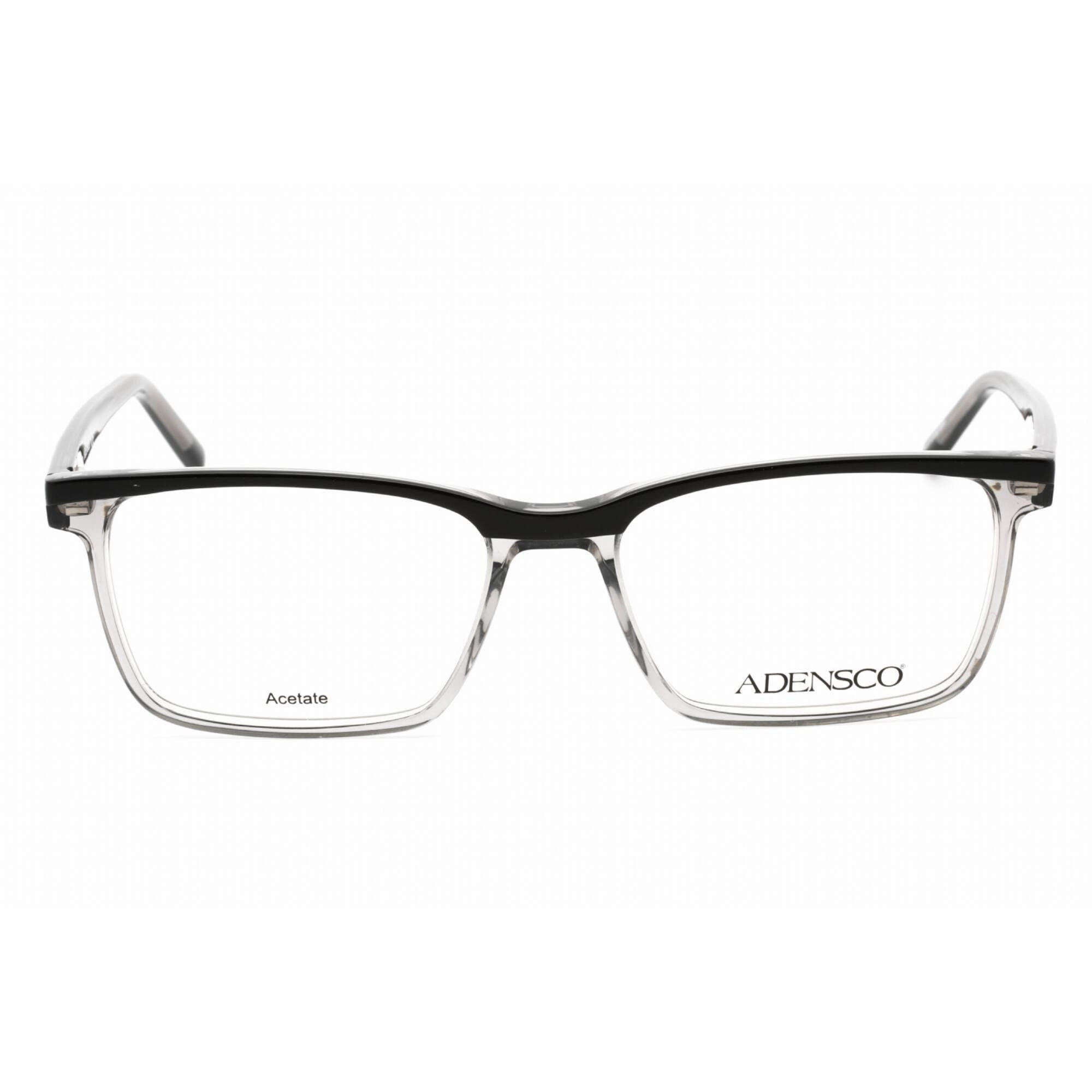 Adensco Men's Eyeglasses - Rectangular Plastic Frame Clear Lens | Ad 119 0EDM 00