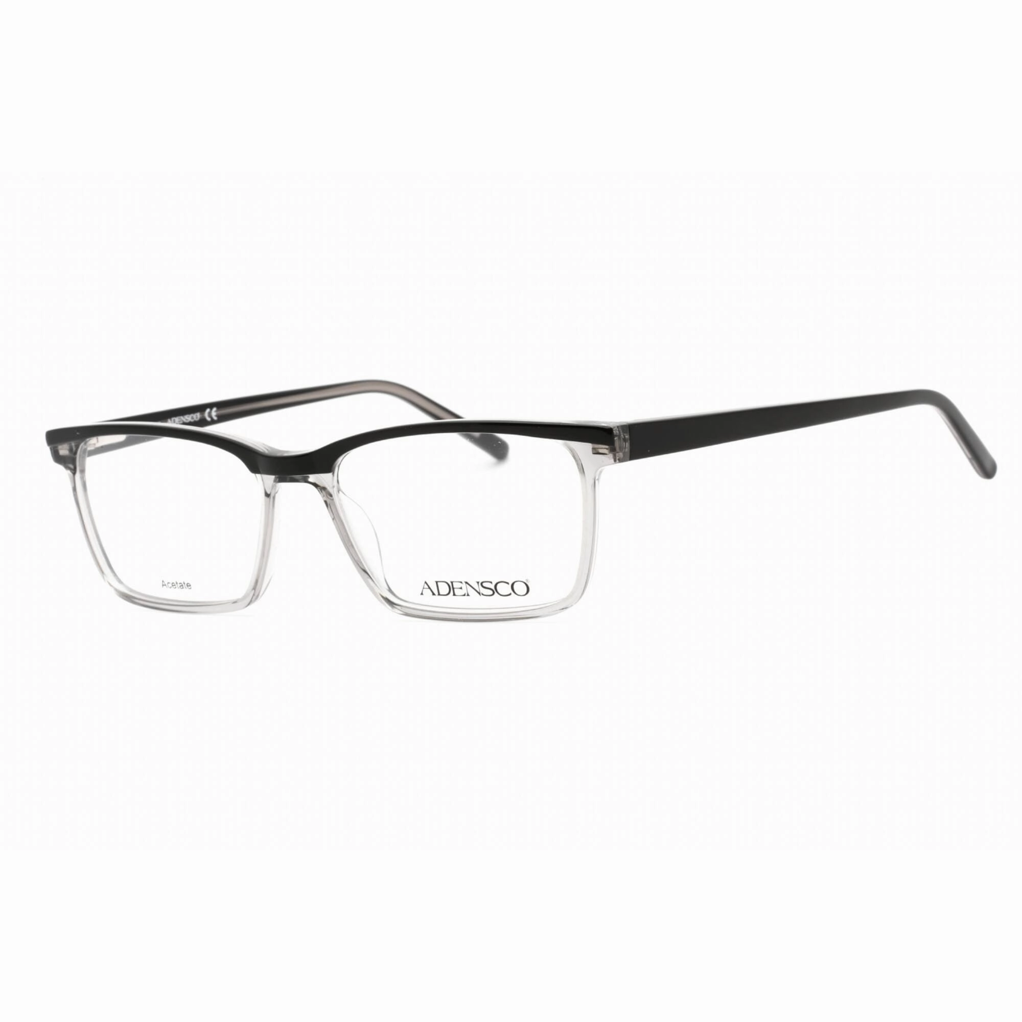 Adensco Men's Eyeglasses - Rectangular Plastic Frame Clear Lens | Ad 119 0EDM 00