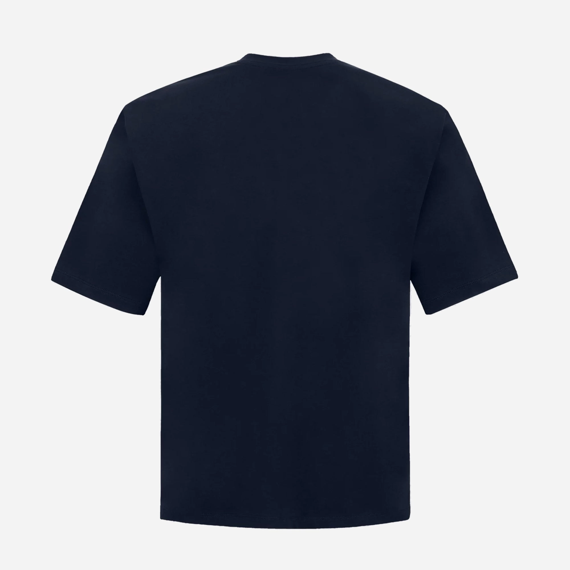 ALMOST GODS | BURNING HEART BOXY TEE { NAVY