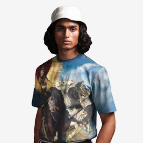ALMOST GODS | CHARIOT OF APOLLO BOXY TEE { MULTI