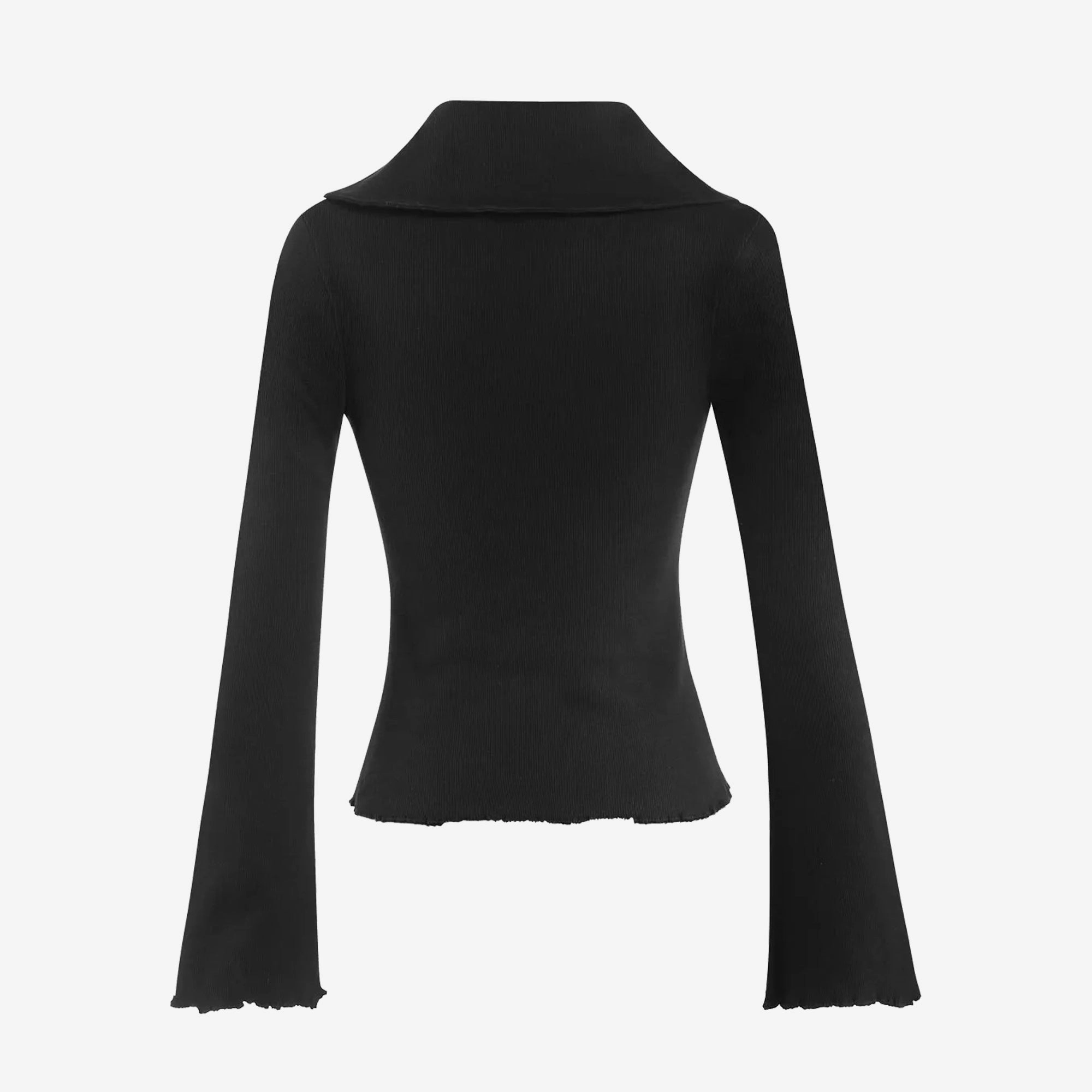 ALMOST GODS | MERIDIAN KNIT TOP { BLACK