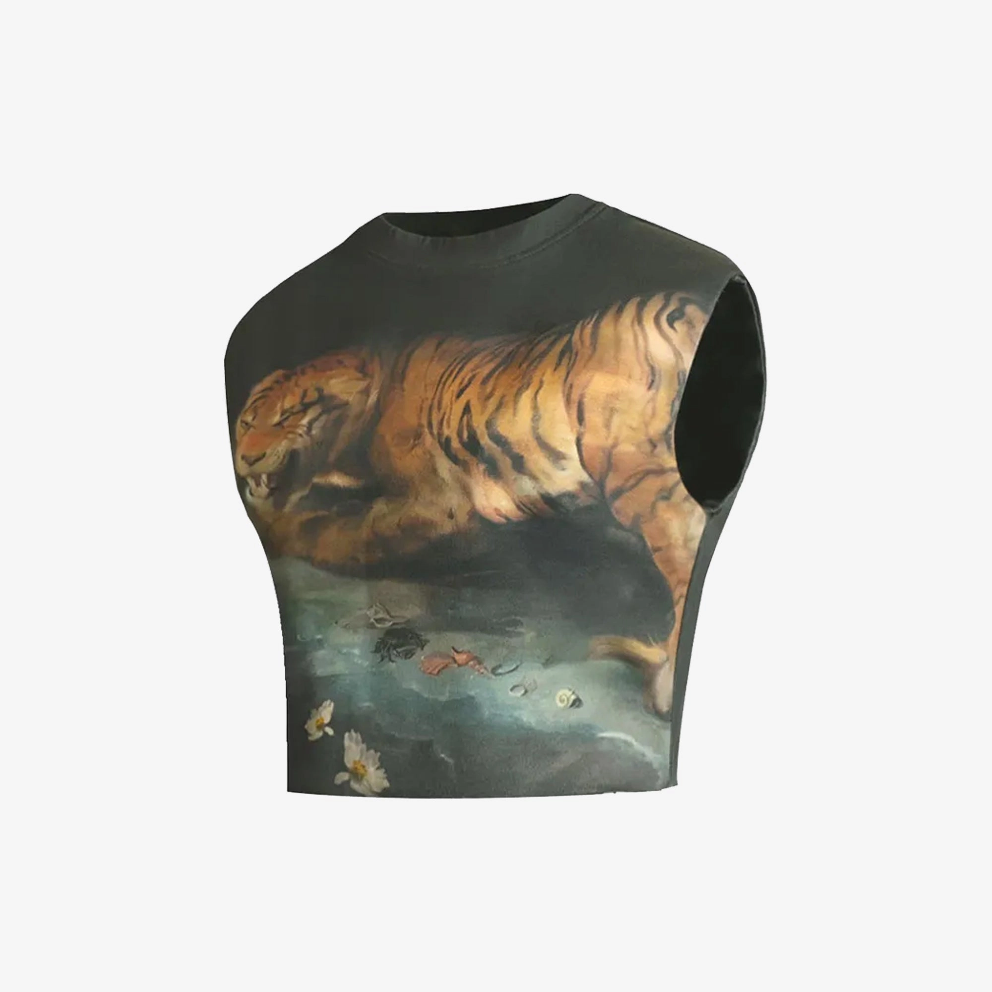 ALMOST GODS | THE FOUR CONTINENTS CROPPED TEE { MULTI