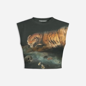 ALMOST GODS | THE FOUR CONTINENTS CROPPED TEE { MULTI