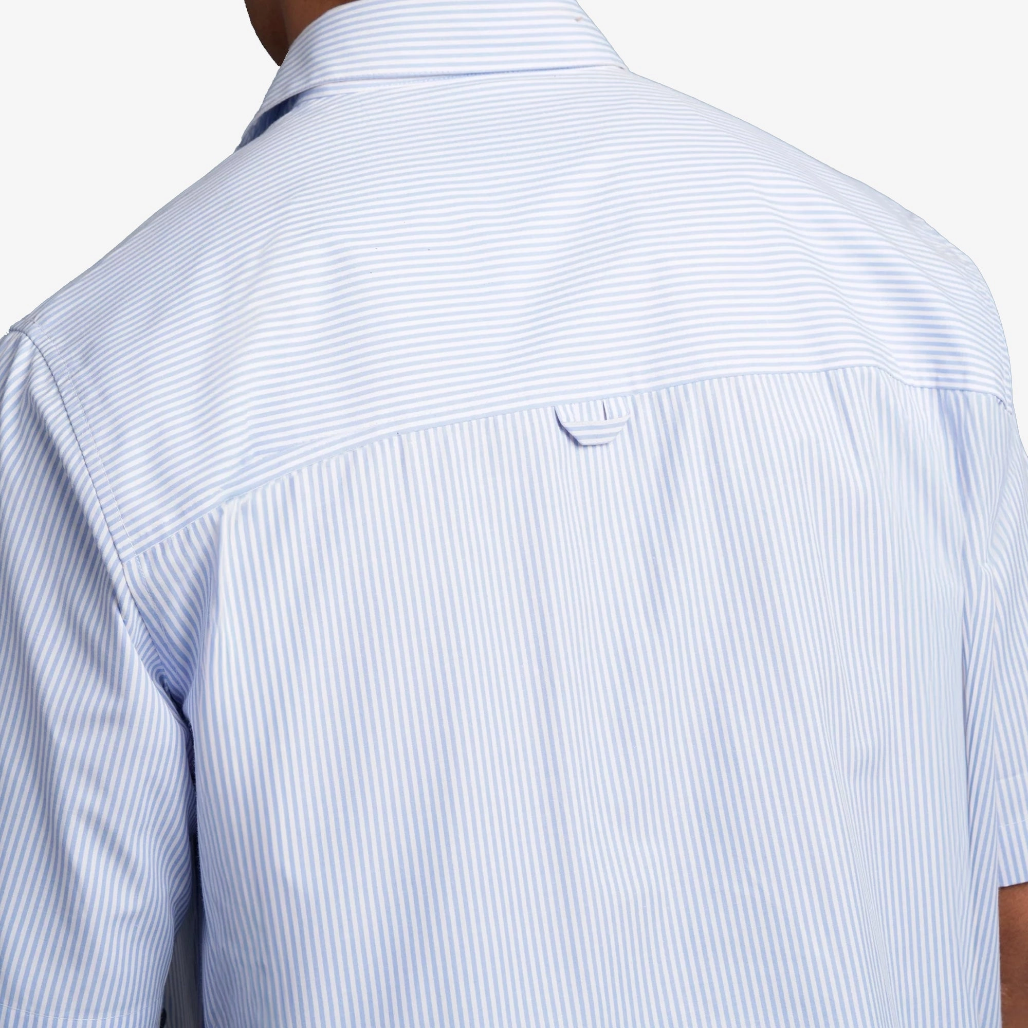 ALMOST GODS | VICTORIA FRESCO SHIRT IN BENGAL STRIPES { BLUE/WHITE