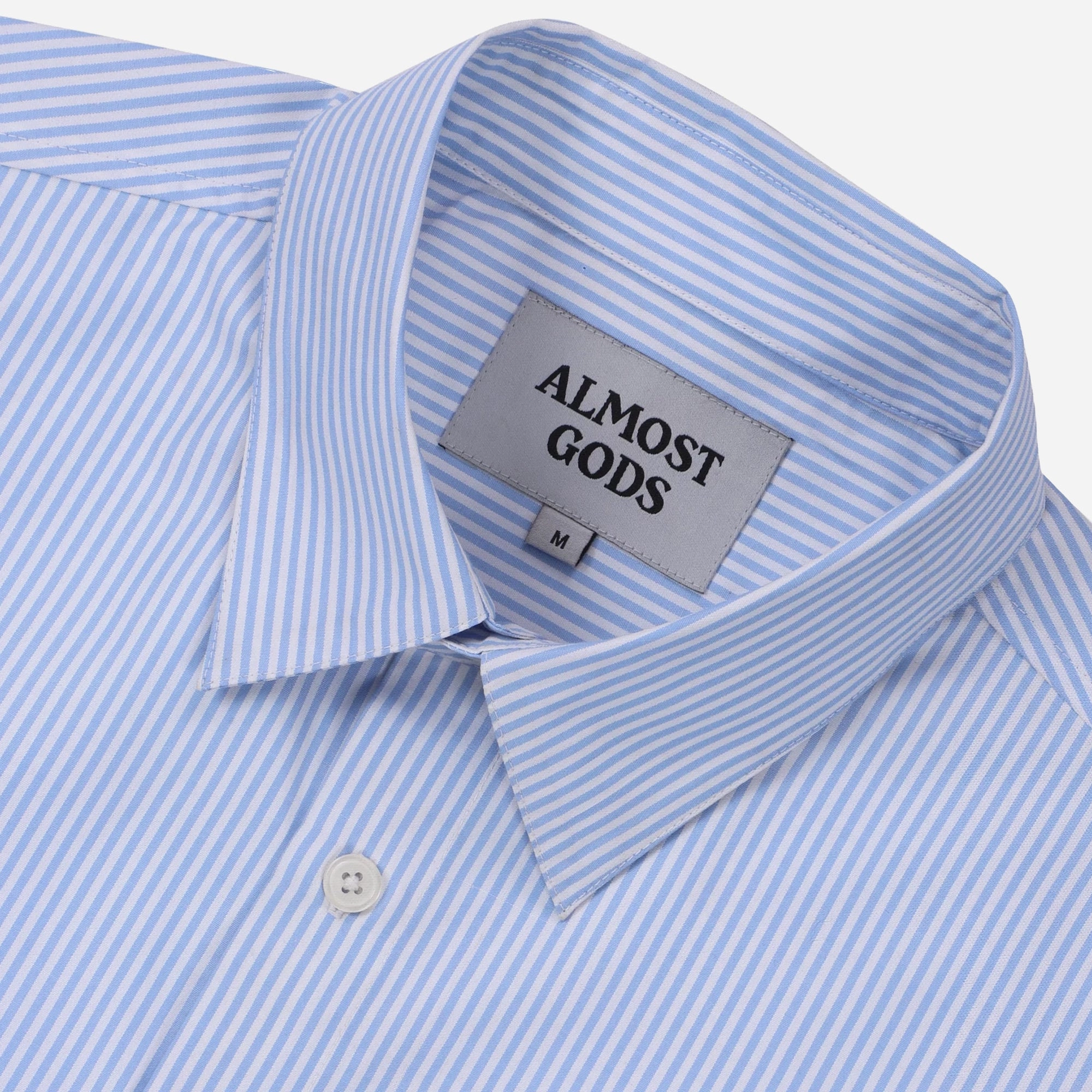 ALMOST GODS | VICTORIA FRESCO SHIRT IN BENGAL STRIPES { BLUE/WHITE