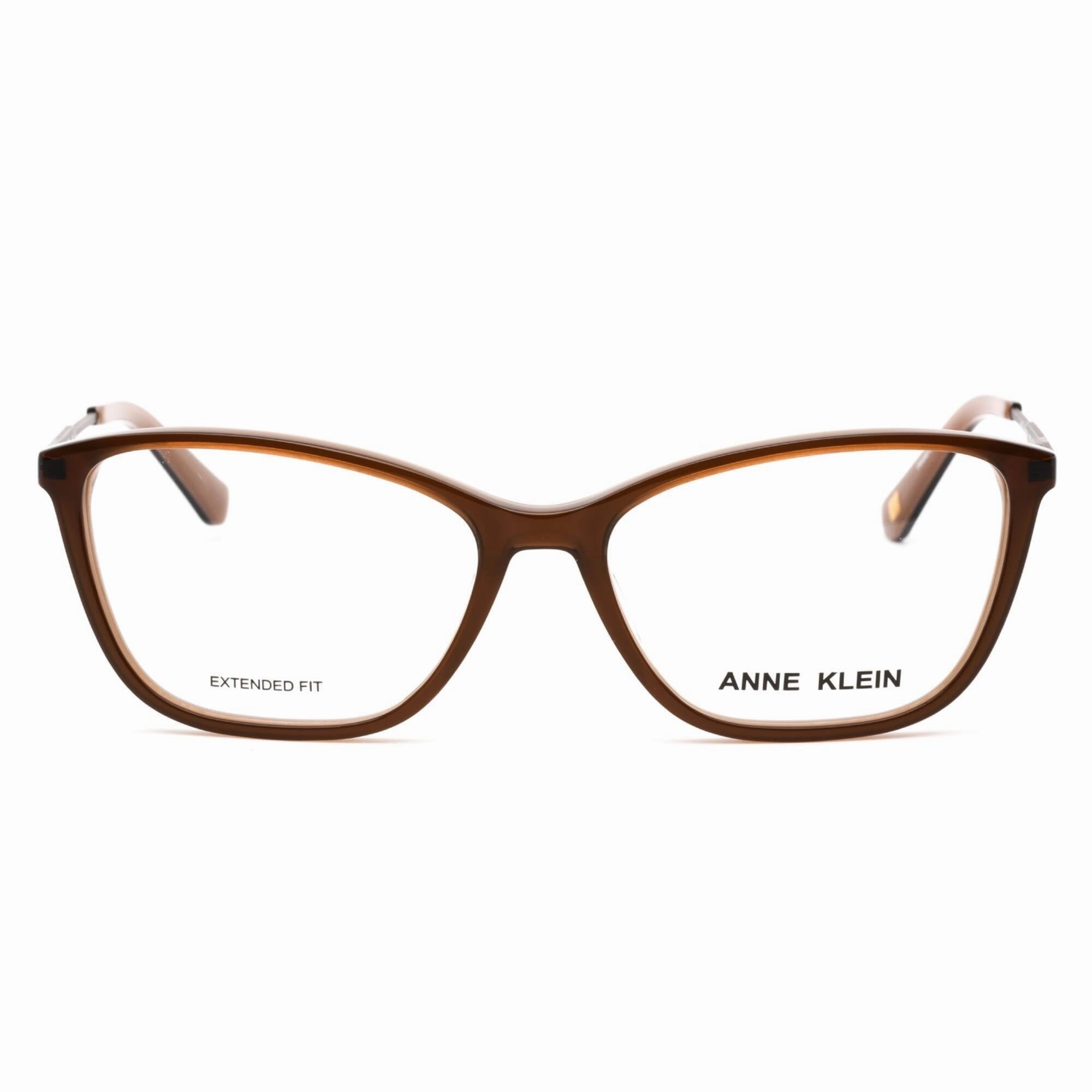 Anne Klein Men's Eyeglasses - Mocha Cat Eye Full Rim Plastic Frame | AK5080 200