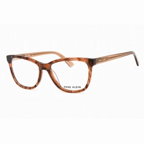 Anne Klein Men's Eyeglasses - Mocha Horn Cat Eye Full Rim Plastic Frame | AK5074 208