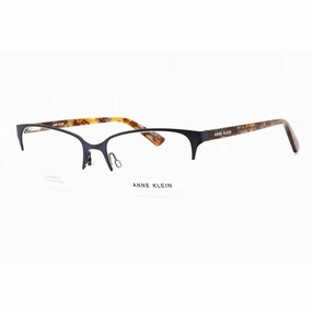 Anne Klein Men's Eyeglasses - Navy Rectangular Half Rim Plastic Frame | AK5083 414
