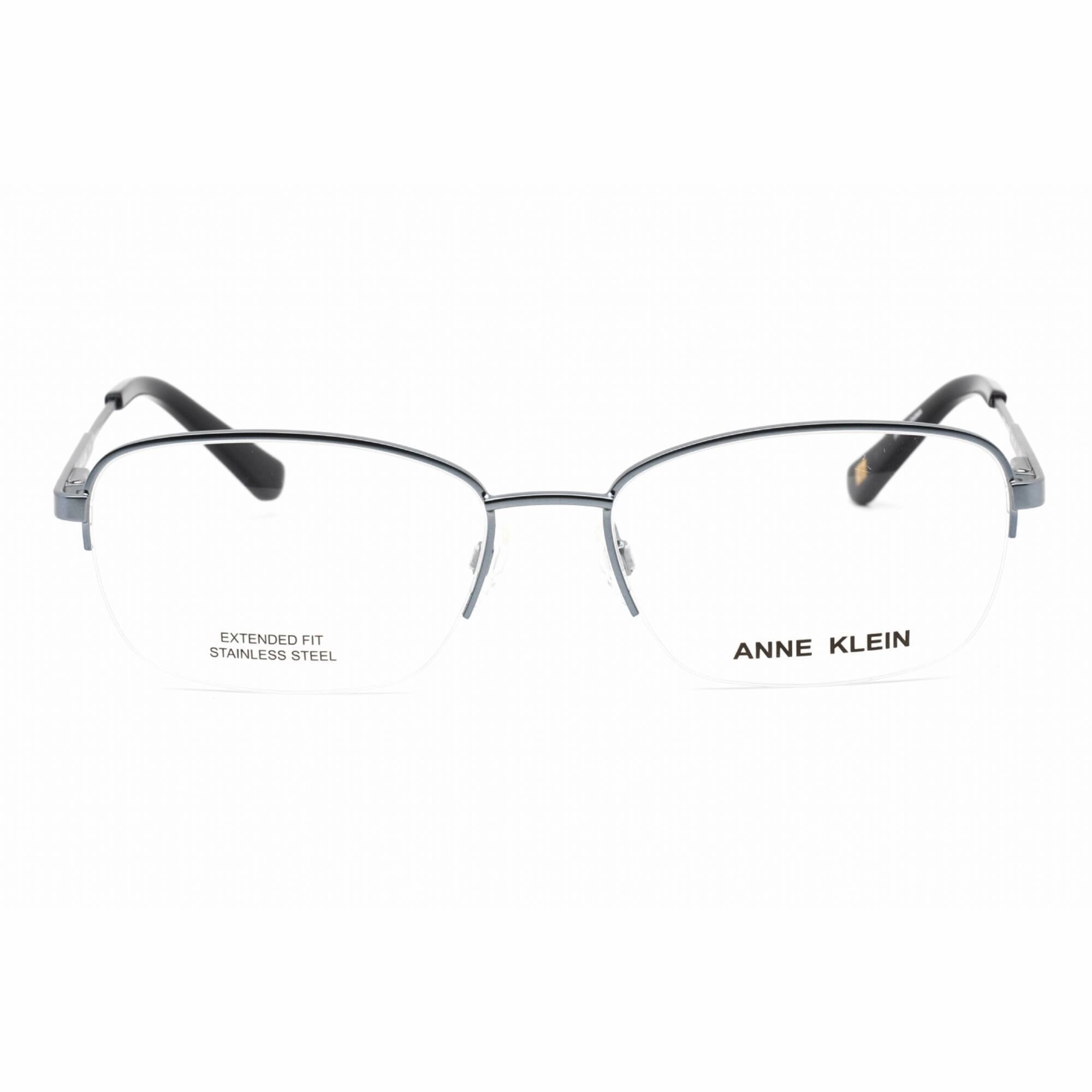 Anne Klein Men's Eyeglasses - Slate Rectangular Stainless Steel Frame | AK5081 023