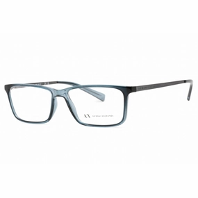 Armani Exchange Men's Eyeglasses - Blue Rectangular Full Rim Frame | 0AX3027 8238