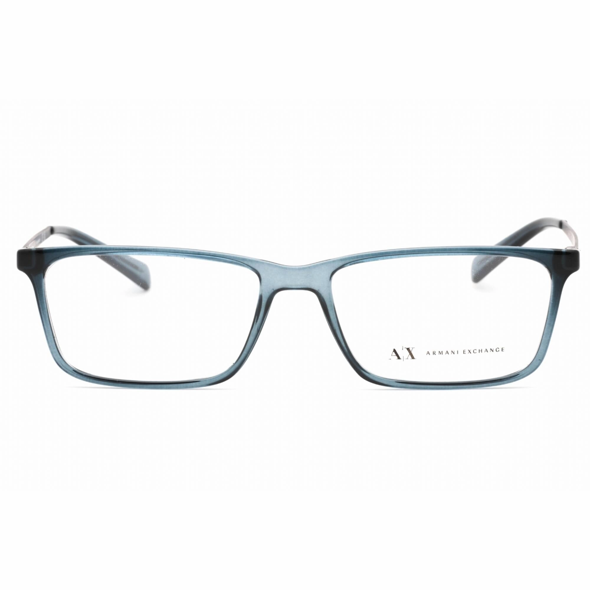 Armani Exchange Men's Eyeglasses - Blue Rectangular Full Rim Frame | 0AX3027 8238