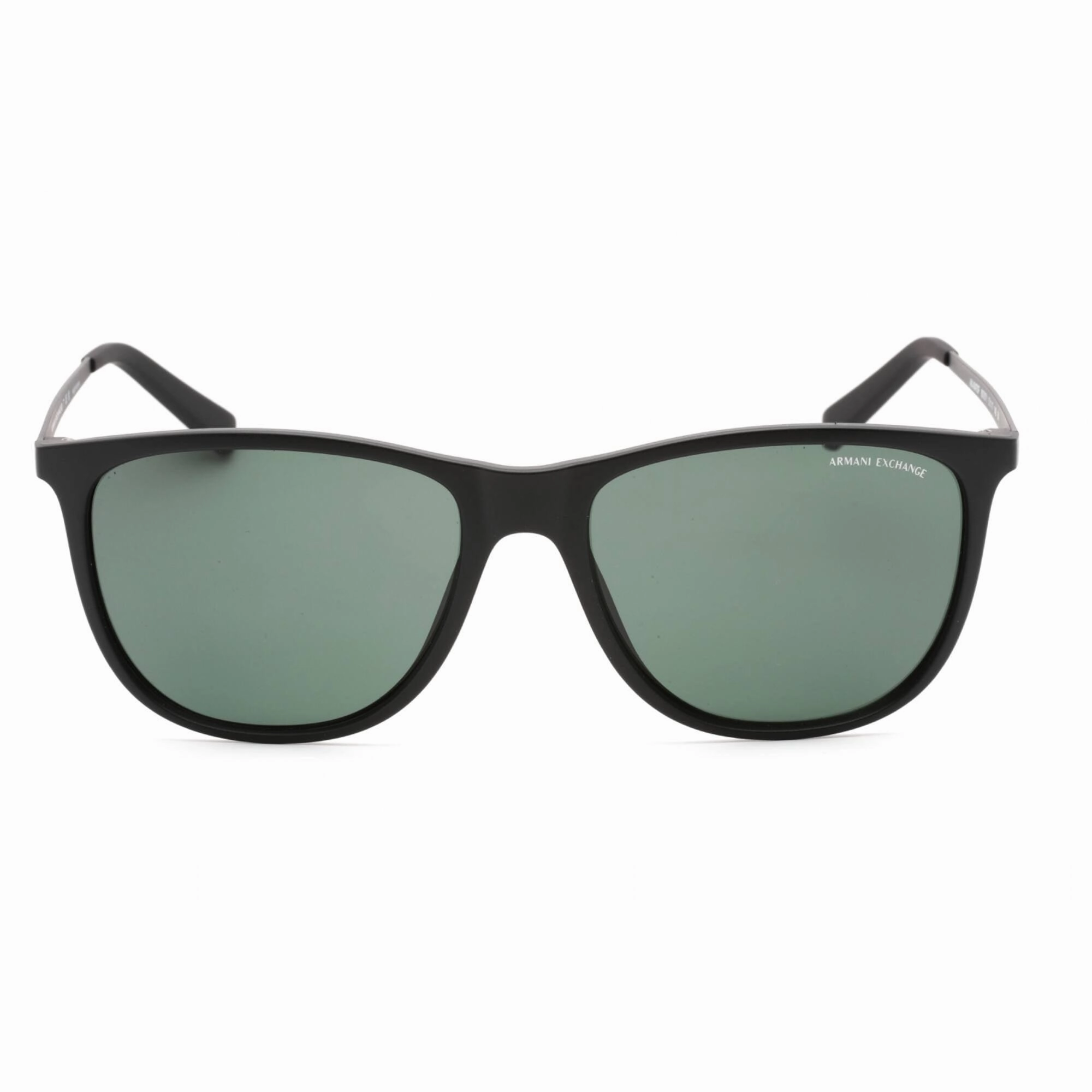 Armani Exchange Men's Sunglasses - Matte Black Square Shape Frame | AX4047SF 807871