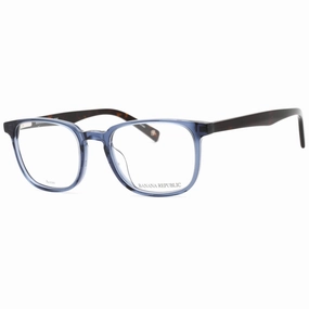Banana Republic Men's Eyeglasses - Blue Crystal Plastic Square Frame | BR 105 0OXZ 00