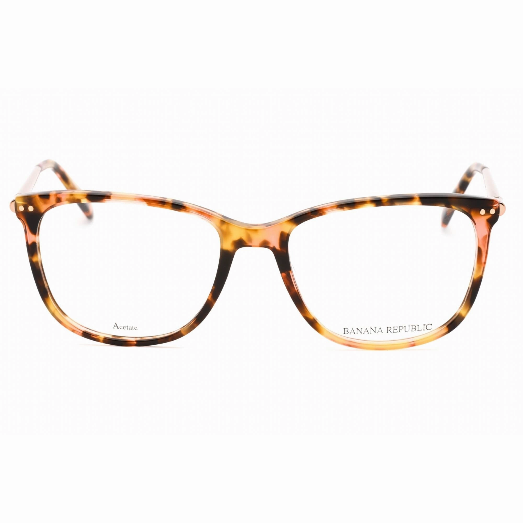 Banana Republic Men's Eyeglasses - Brown Havana Pink Cat Eye Frame | Shannia 0S0R 00