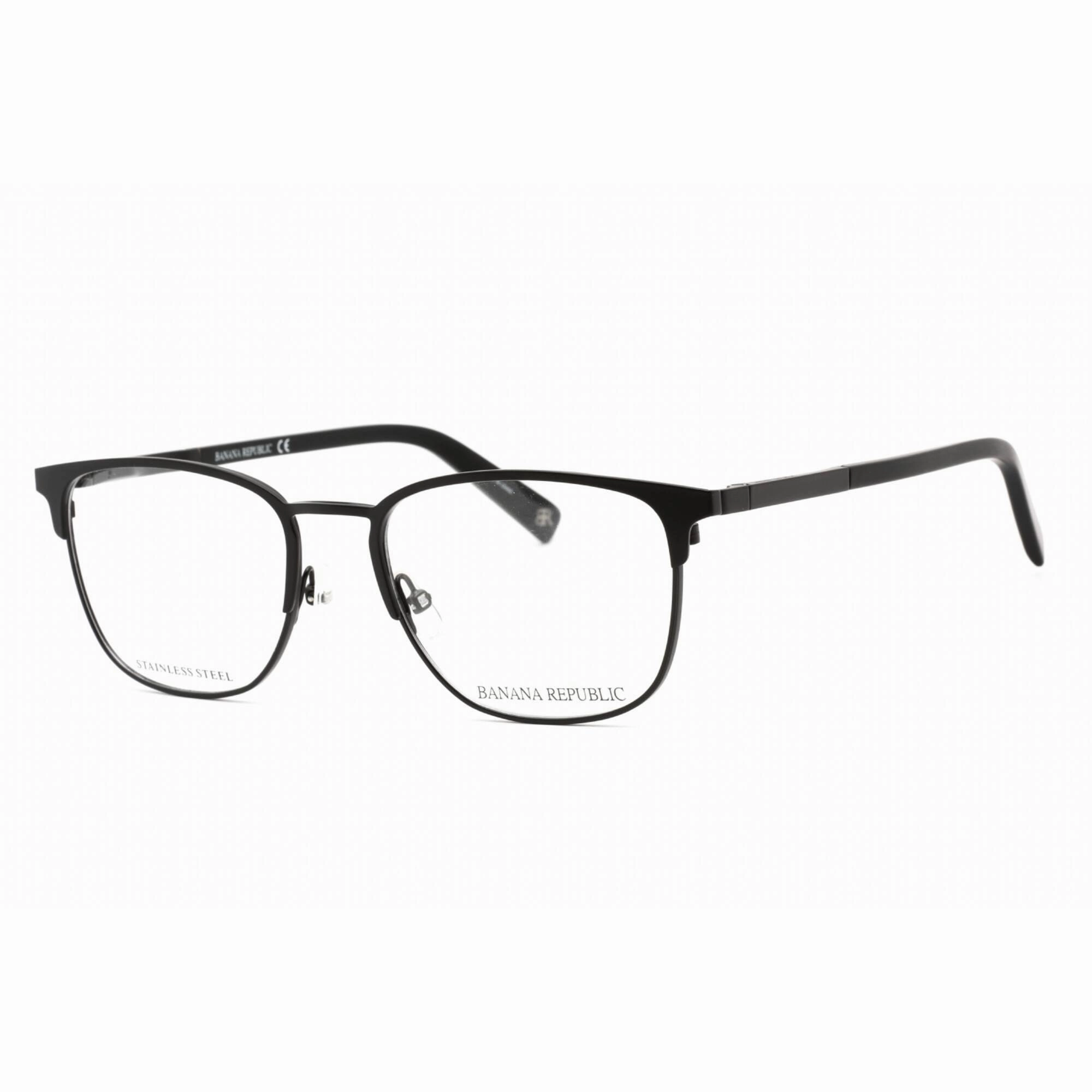 Banana Republic Men's Eyeglasses - Full Rim Matte Black Rectangular | BR 107 0003 00