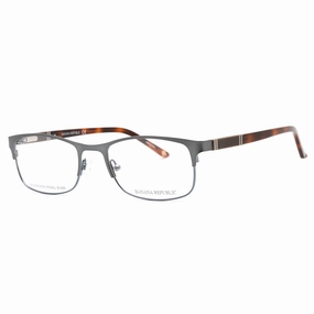 Banana Republic Men's Eyeglasses - Matte Grey Blue Full Rim Frame | ROMAN/N 08HT 00