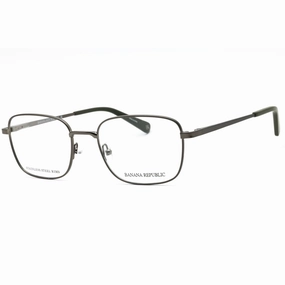 Banana Republic Men's Eyeglasses - Matte Grey Square Full Rim Frame | BR 118 0FRE 00