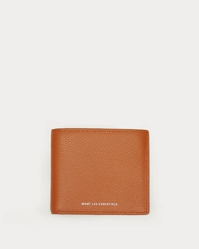 Benin Pebble-Grained Leather Bi-fold Wallet