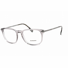 Burberry Men's Eyeglasses - Clear Lens Grey Plastic Rectangular Frame | 0BE2369 4021