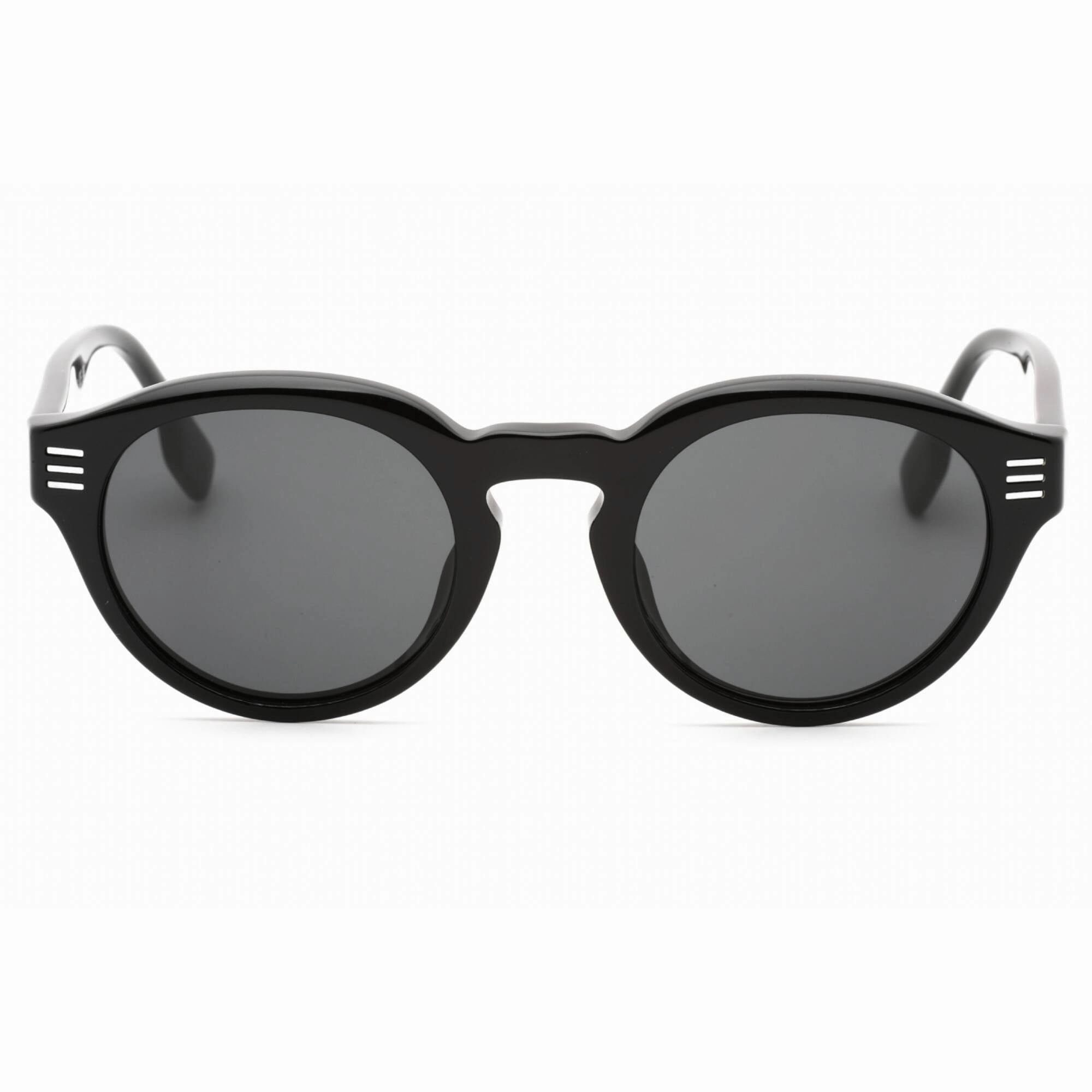 Burberry Men's Sunglasses - Black Plastic Round Shape Full Rim Frame | 0BE4404F 300187