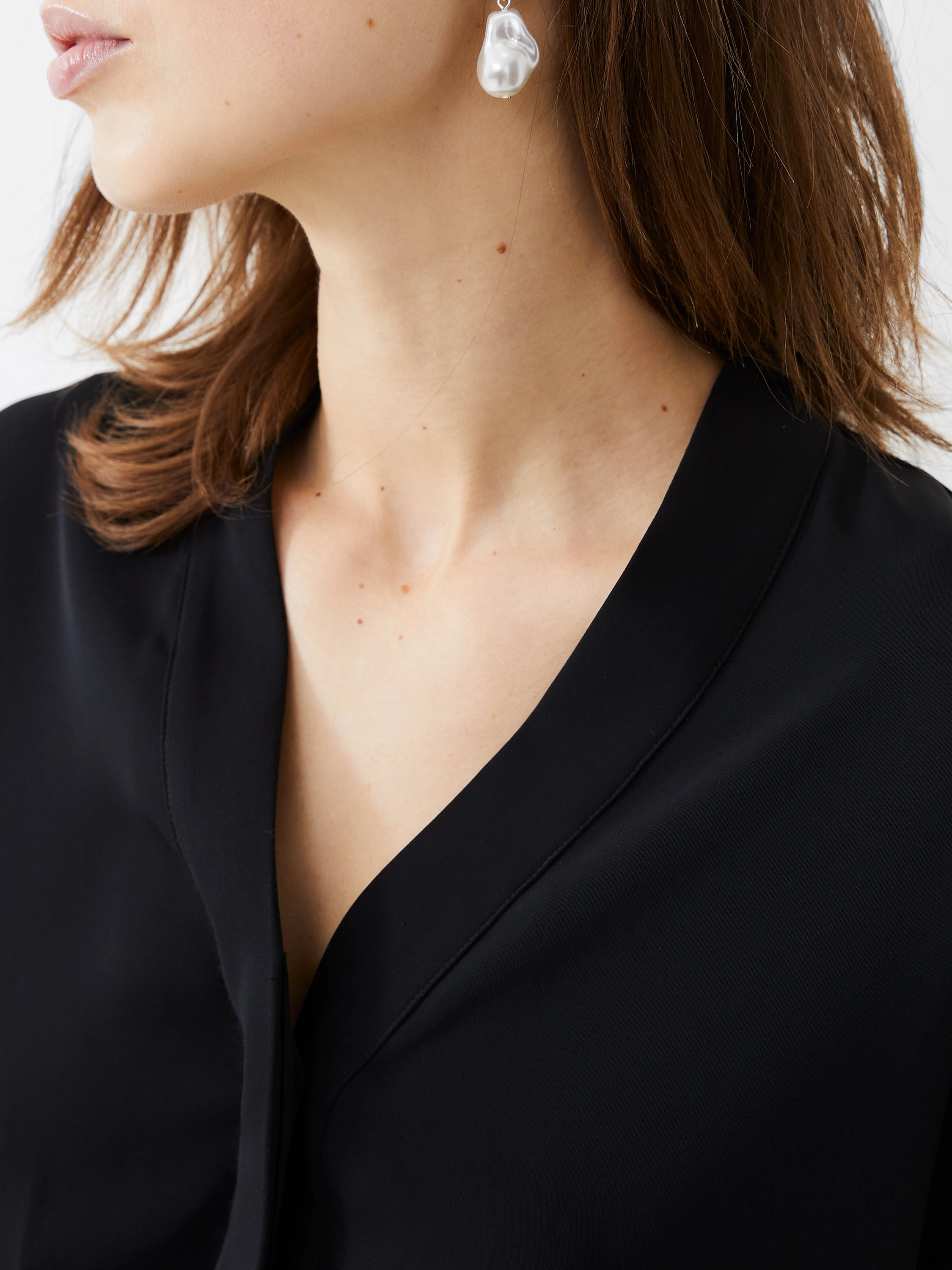 Carmen Recycled Crepe Blouse