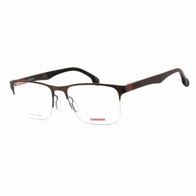 Carrera Men's Eyeglasses - Brown Stainless Steel Rectangular Frame | 8830/V 009Q 00