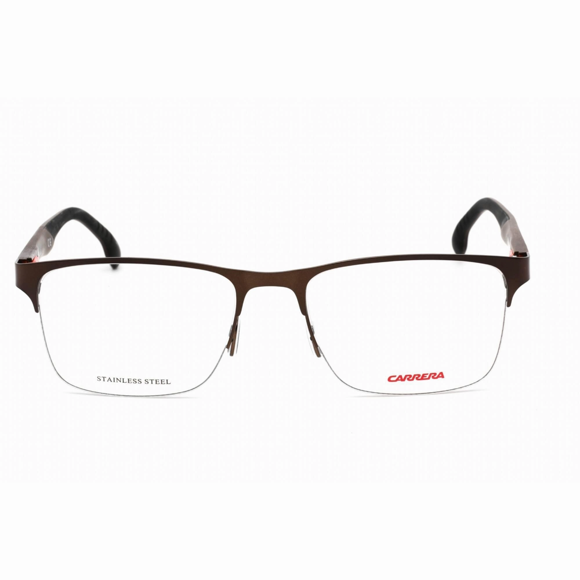 Carrera Men's Eyeglasses - Brown Stainless Steel Rectangular Frame | 8830/V 009Q 00