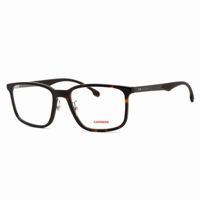Carrera Men's Eyeglasses - Havana Plastic Rectangular Frame | Carrera 8840/G 0086 00