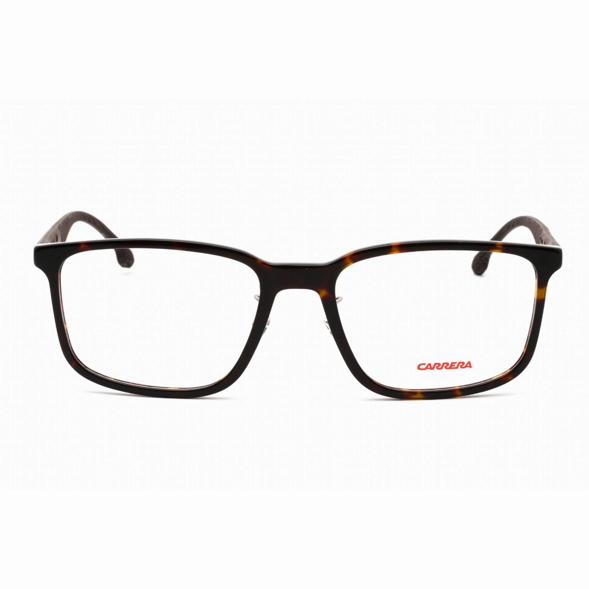 Carrera Men's Eyeglasses - Havana Plastic Rectangular Frame | Carrera 8840/G 0086 00