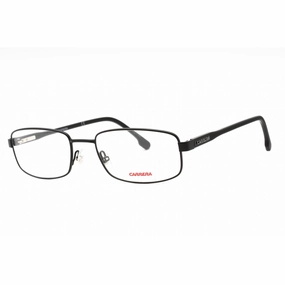 Carrera Men's Eyeglasses - Matte Black Metal Rectangular Frame | CARRERA 264 0003 00