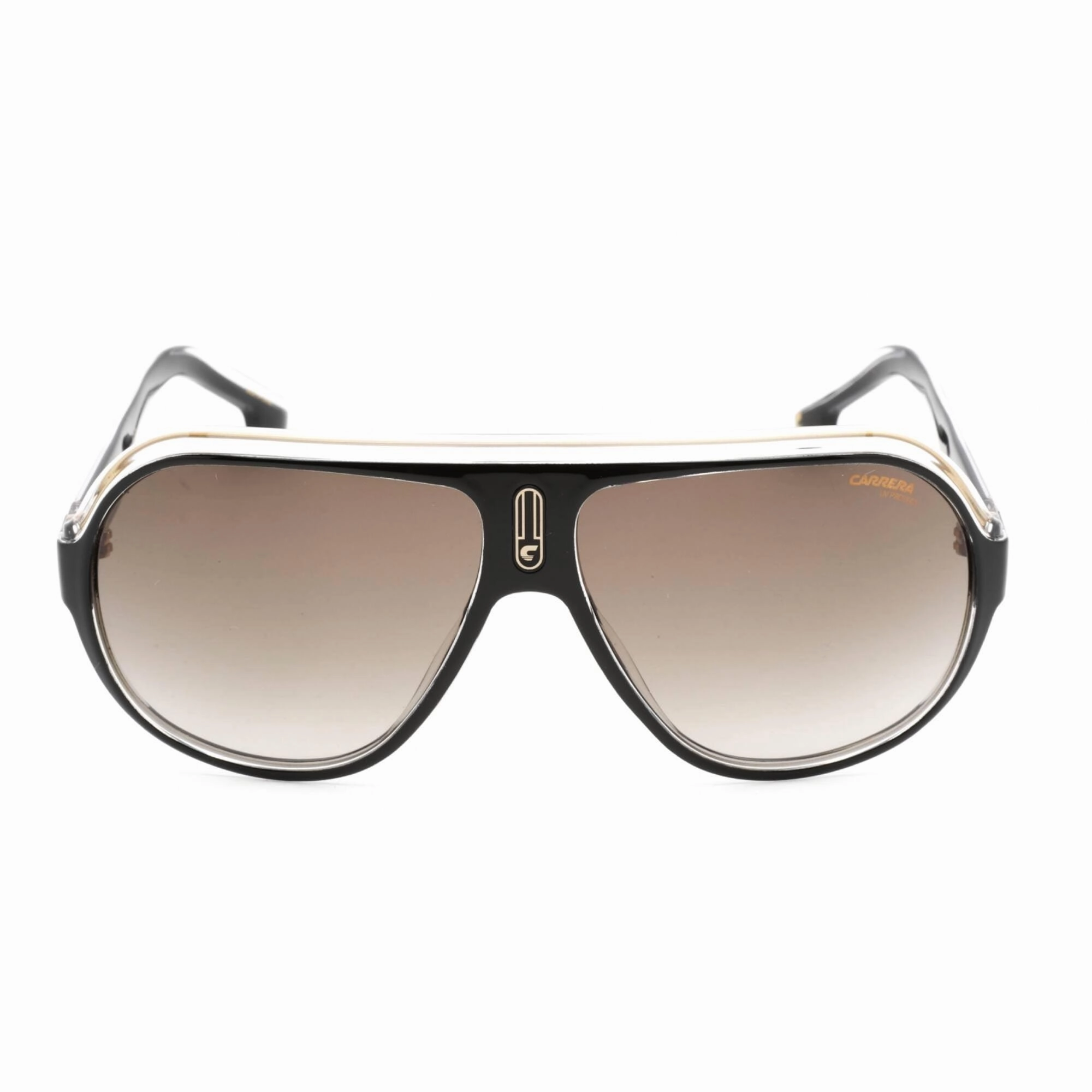 Carrera Men's Sunglasses - Black Gold Frame Brown Gradient Lens | SPEEDWAY/N 02M2 HA