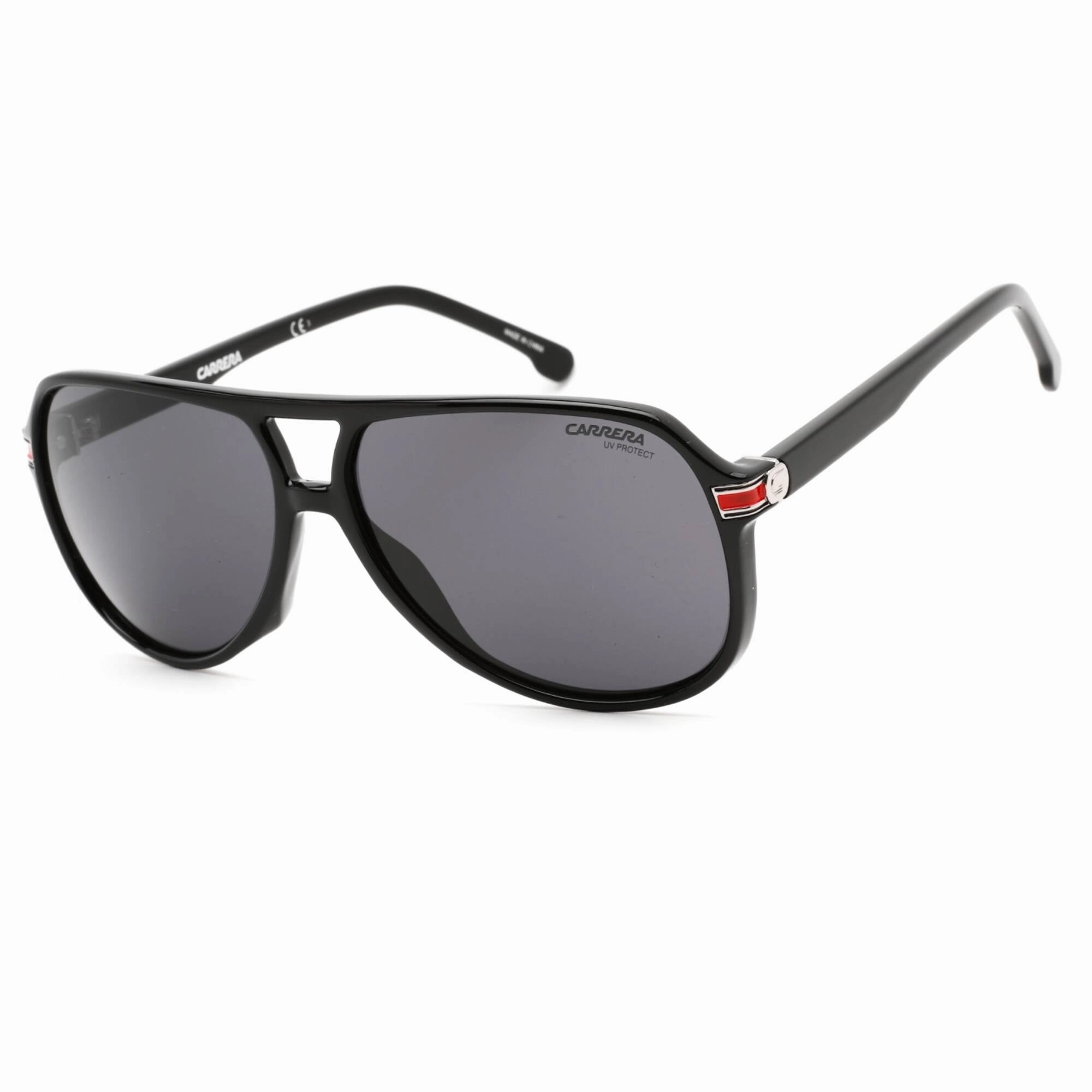 Carrera Men's Sunglasses - Black Plastic Aviator Shape Full Rim Frame | 1045/S 0807 IR