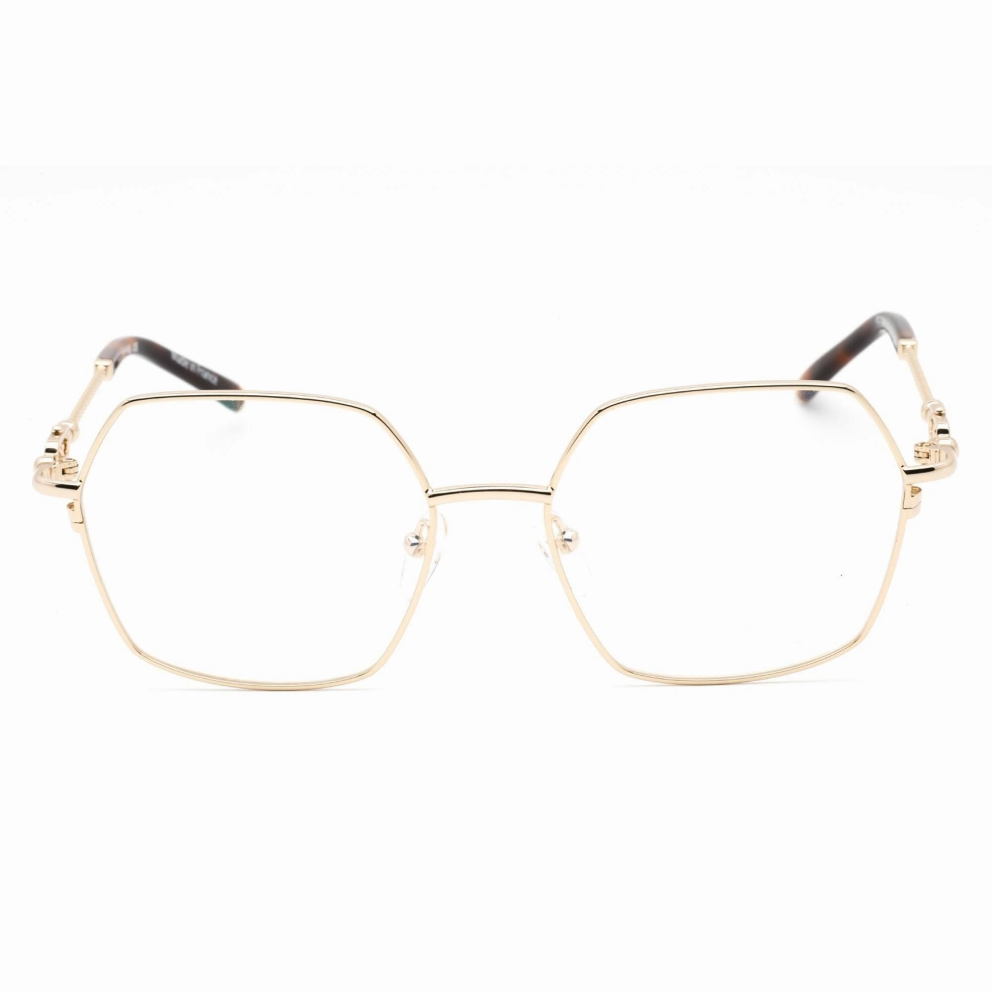 Charriol Men's Eyeglasses - Full Rim Shiny Gold Hexagon Metal Frame | PC71049 C01