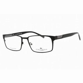 Chesterfield Men's Eyeglasses - Matte Black Metal Rectangular Frame | 42 XL 0003 00