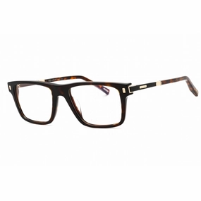 Chopard Men's Eyeglasses - Tortoise Plastic Rectangular Full Rim Frame | VCH313 0722