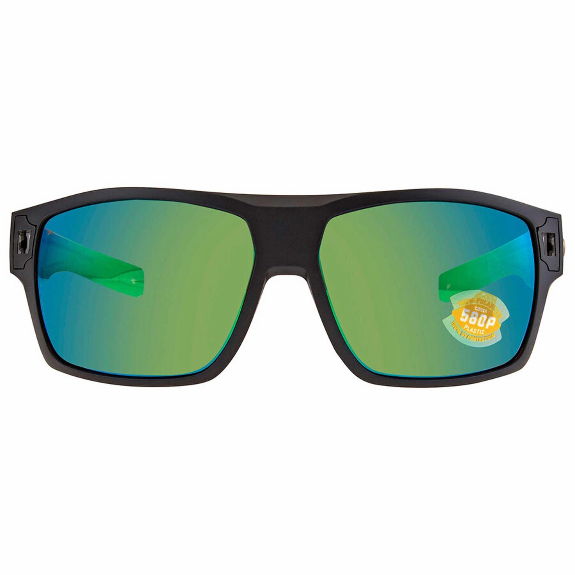 Costa Del Mar Men's Sunglasses - Diego Full Rim Matte Black Bio Resin | 0DGO11 OGMP