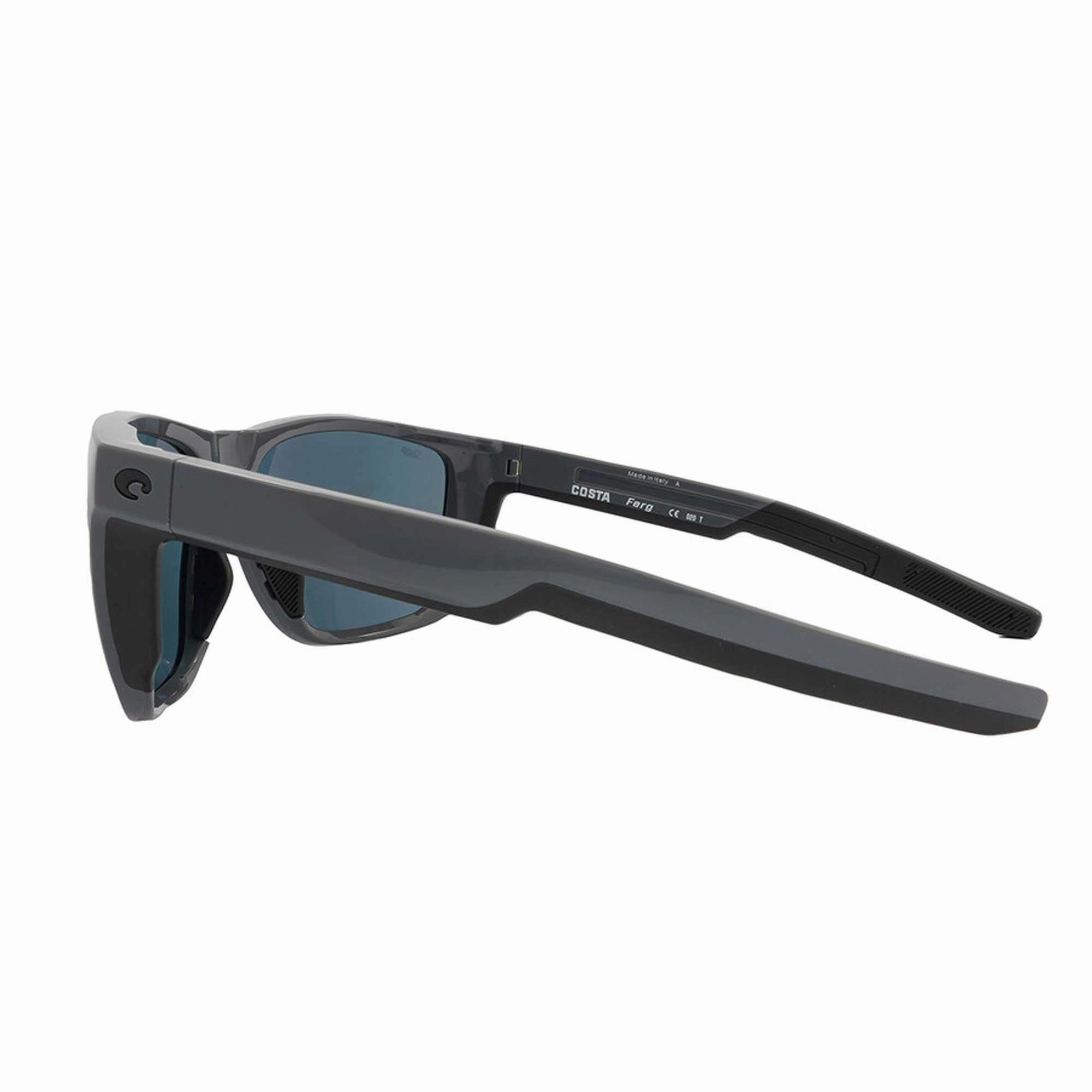 Costa Del Mar Men's Sunglasses - Ferg Shiny Grey Rectangular Frame | 0FRG298O OBMP