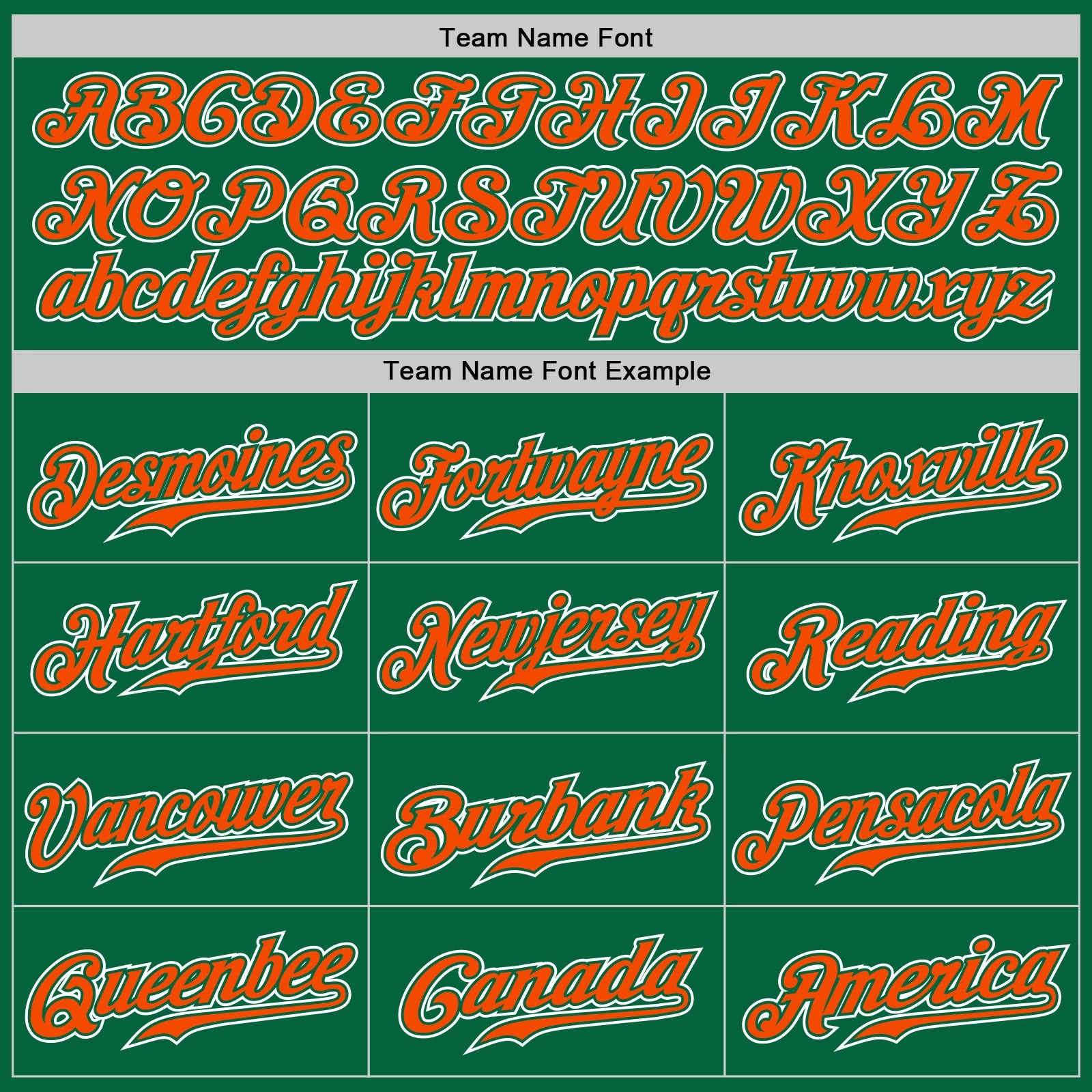 Custom Kelly Green Orange-White Authentic Gradient Fashion Baseball Jersey