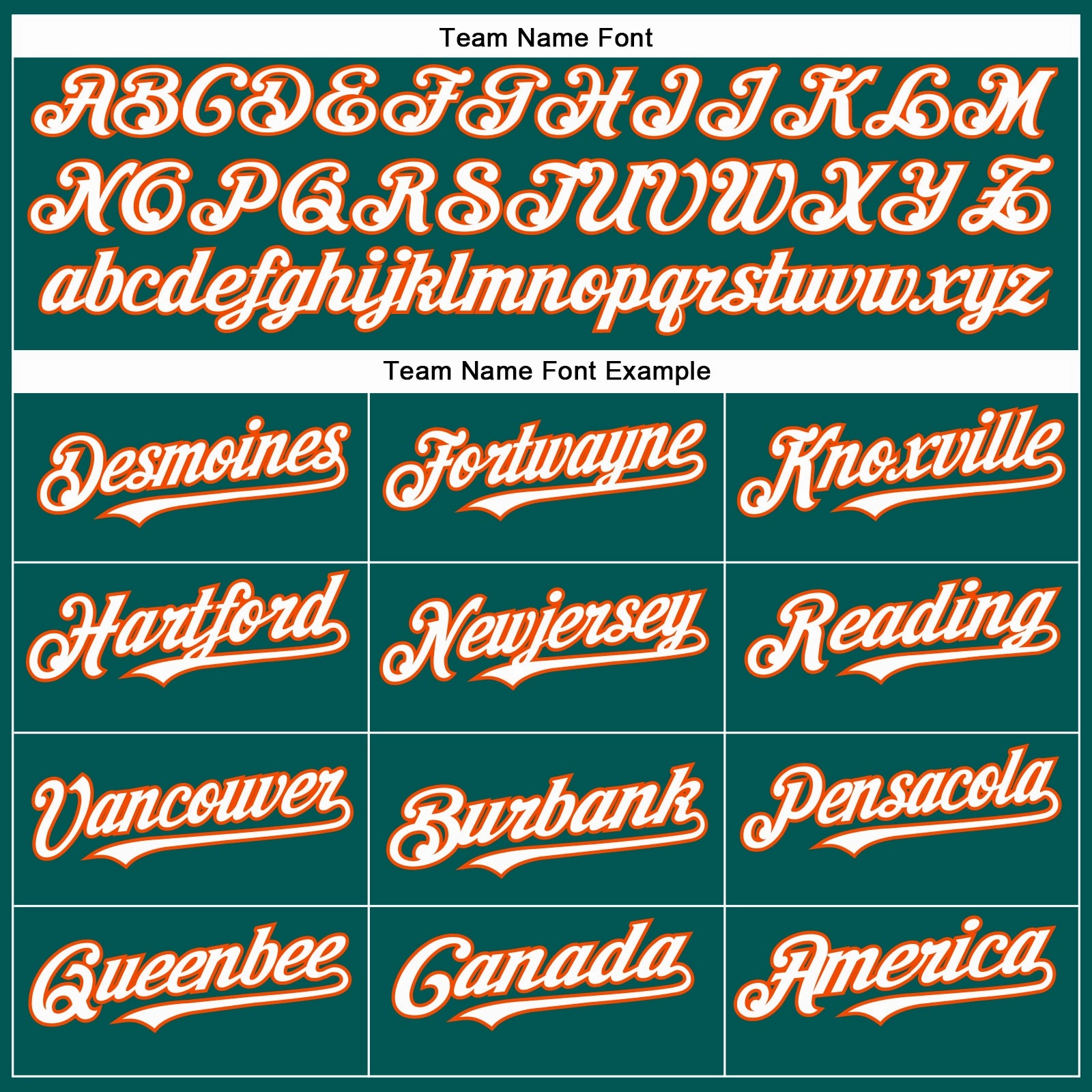 Custom Midnight Green White-Orange Authentic Baseball Jersey