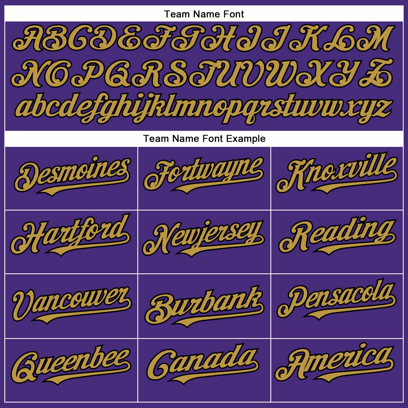 Custom Purple Black-Old Gold Authentic Baseball Jersey