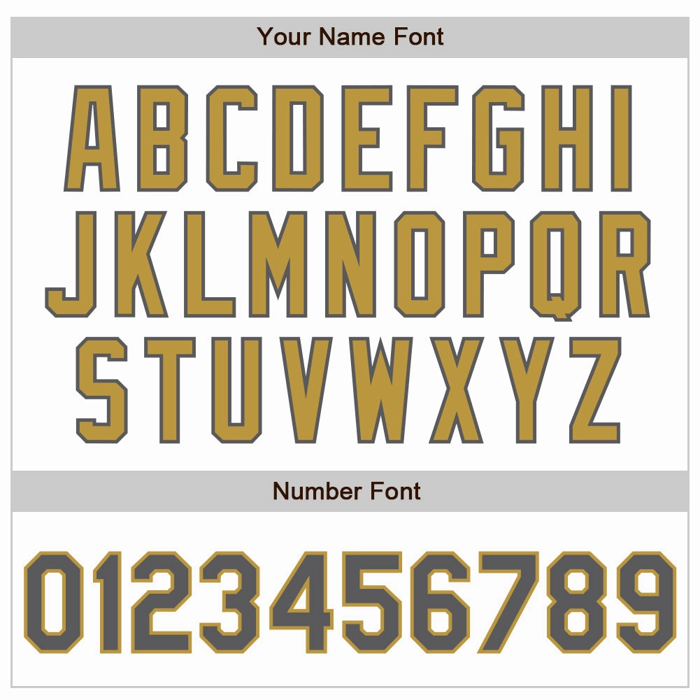 Custom White Steel Gray-Old Gold Authentic Baseball Jersey