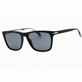 David Beckham Men's Sunglasses - Black Plastic Square Full Rim | DB 1092/S 0807 M9