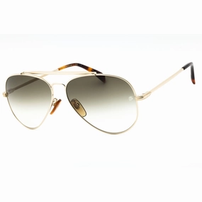 David Beckham Men's Sunglasses - Gold Metal Aviator Full Rim Frame | DB 1004/S 0J5G 9K